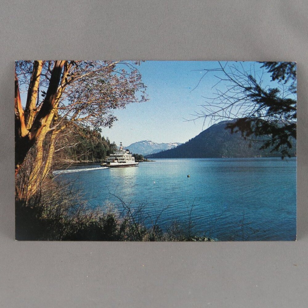 Vintage Postcard - Powell River Canada Saltery Bay - Traveltime